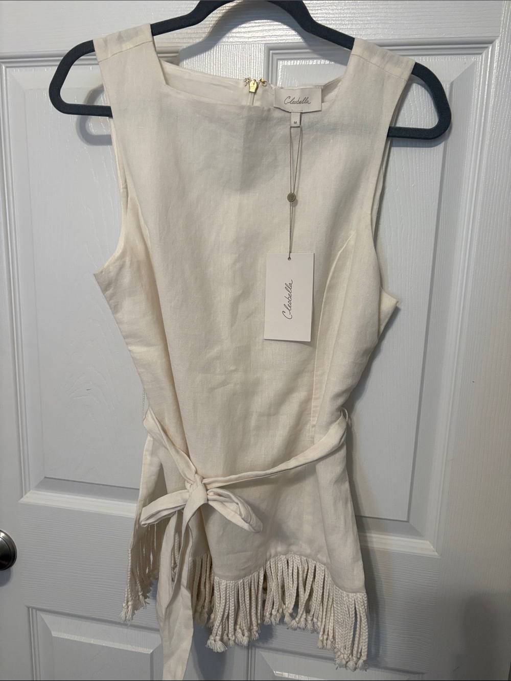 Cleobella ivory Bridget top size M NWT - Picture 2 of 5